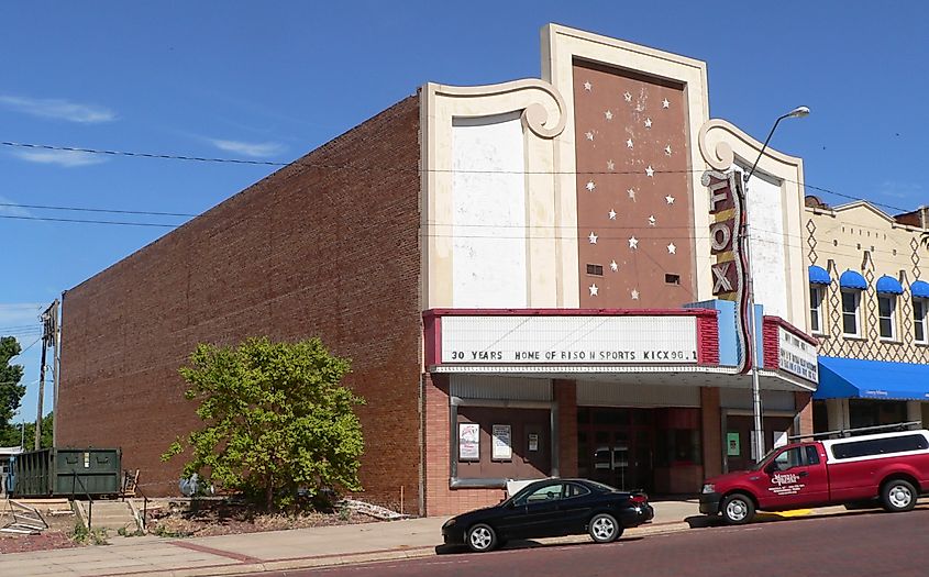 A theater building in McCook, Nebraska