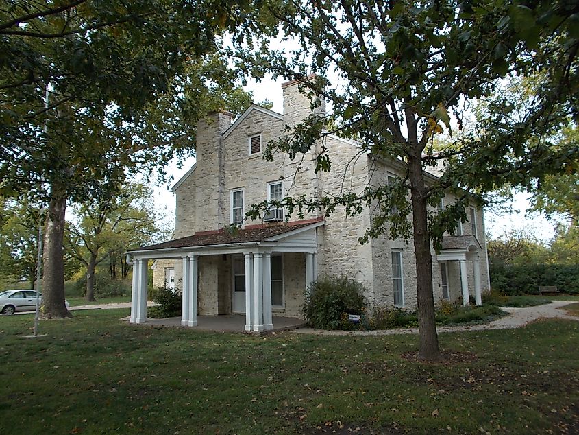 Kaw Mission in Council Grove, Kansas.