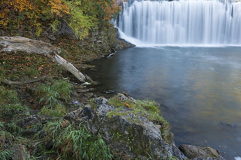 A dam in Lanesboro, Minnesota.