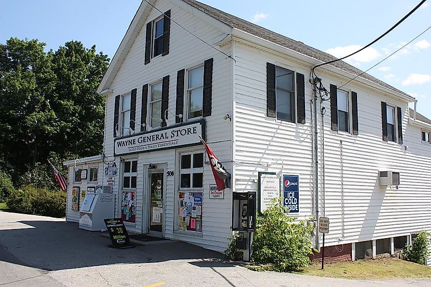 Wayne General Store in Wayne, Maine (Credit: RedAce135 via Flickr)