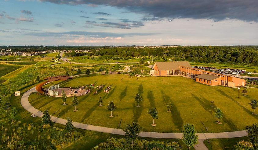 Lowe Park in Marion, Iowa.