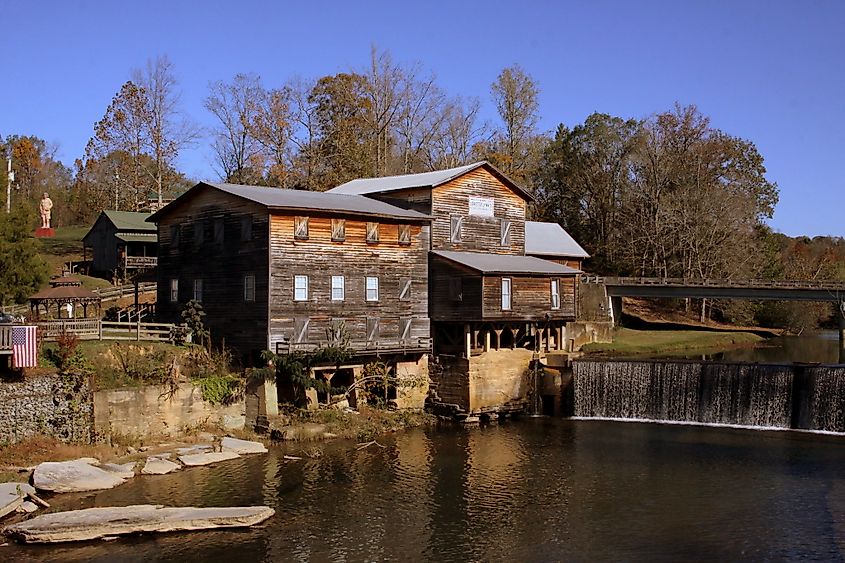 Historic Hurricane Mills in Tennessee.