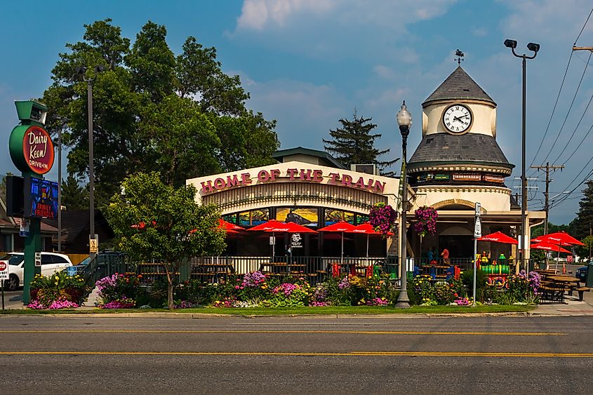 A charming roadside restaurant in Heber City, Utah.