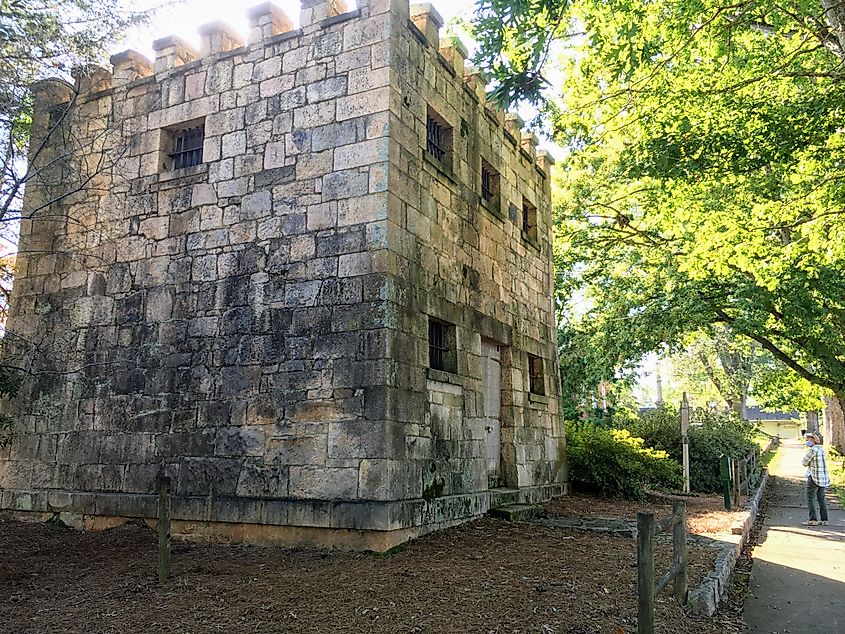 The Old Gaol in Greensboro, Georgia.