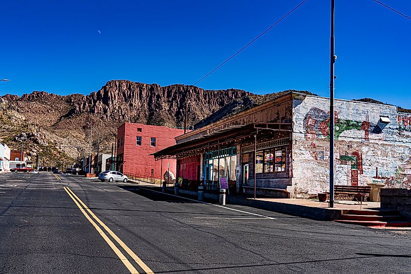 The Main Street in Globe, Arizona.