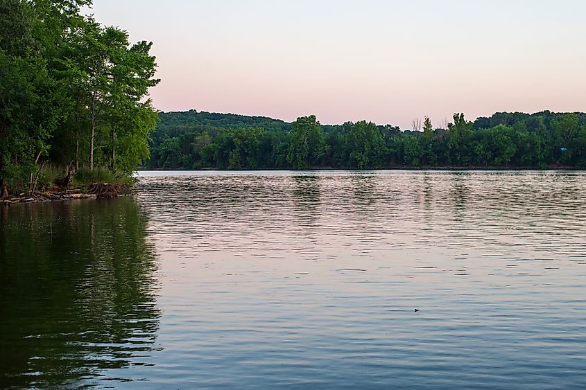 View of Lake Barkley in Kentucky.