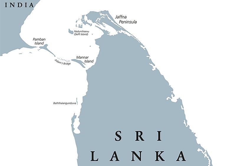 Where Is The Jaffna Peninsula? - WorldAtlas