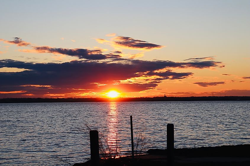 Eagle Lake near Strathmore.