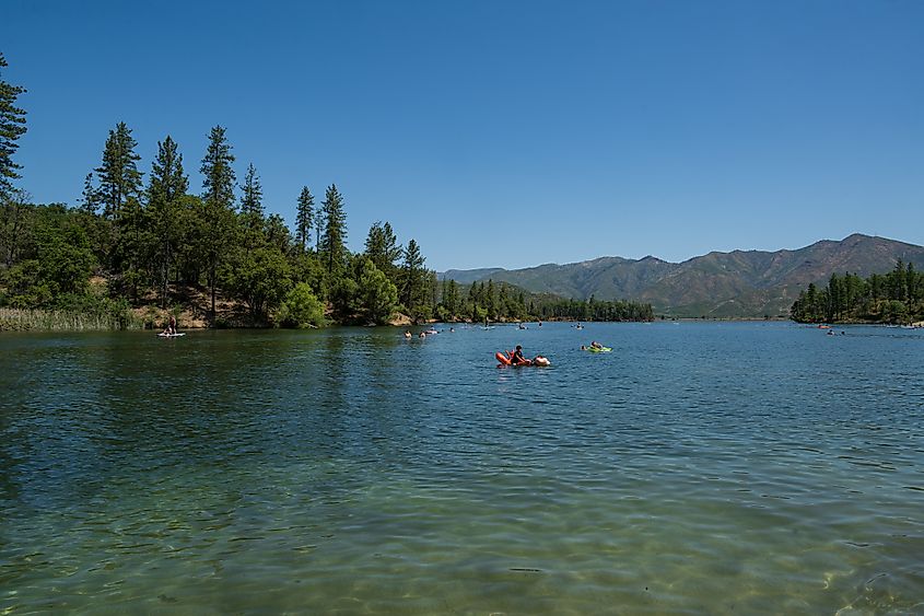 Whiskeytown Lake in Whiskeytown National Recreation Area, California