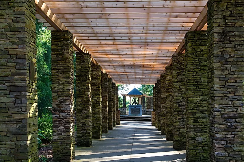 The Botanical Garden at Clemson University in South Carolina