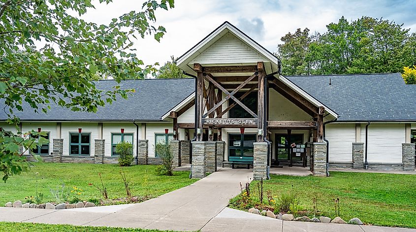 Benton, Pennsylvania: Ricketts Glen Pennsylvania State Park visitor center