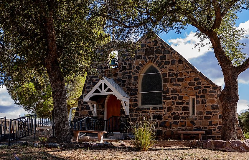 Oracle Union Church in Oracle, Arizona.