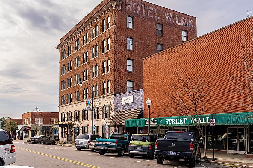 Downtown Sanford, North Carolina.