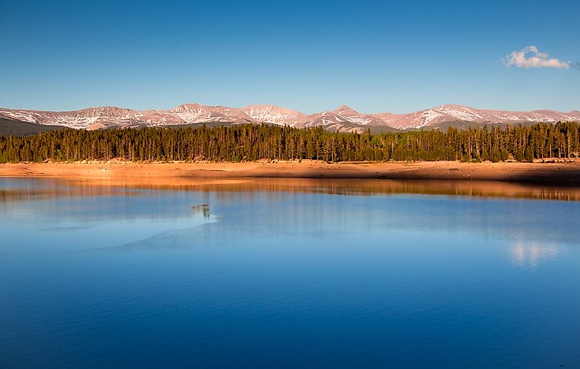 Turquoise Lake near Leadville, Colorado.