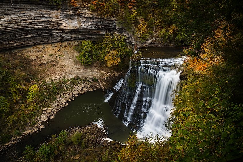 Burgess Falls in Sparta.