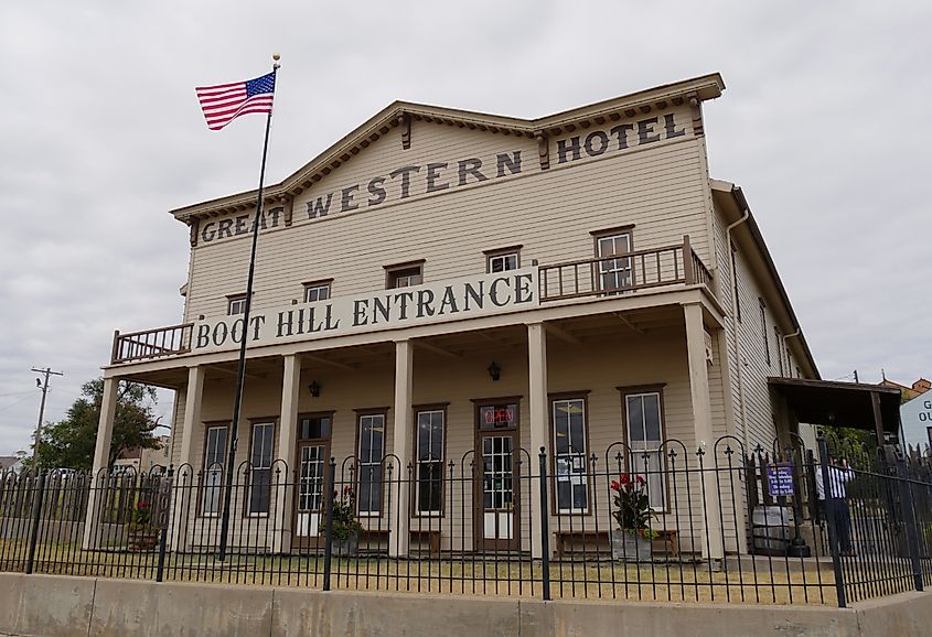 Boot Hill Museum in Dodge City, Kansas.