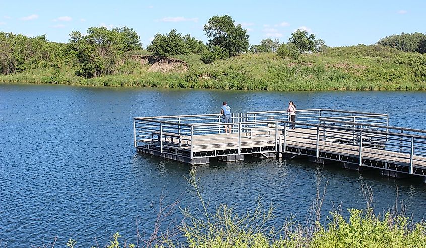 Riverfront views in Nebraska.