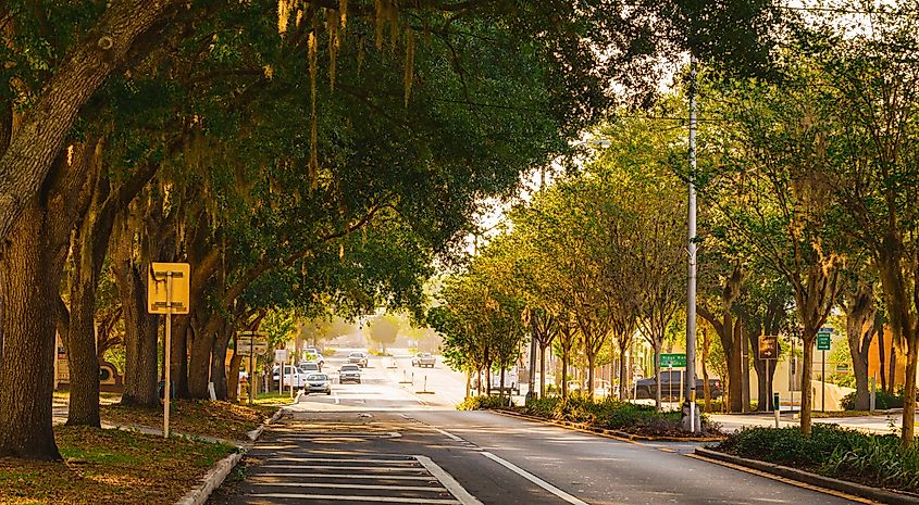 Meridian Avenue in Dade City, Florida