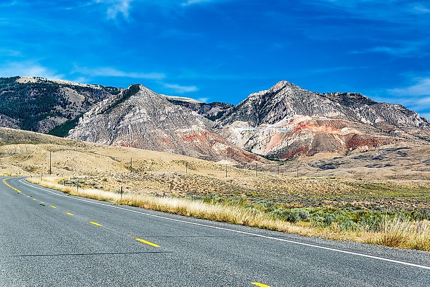 The Bighorn Mountains in Wyoming.