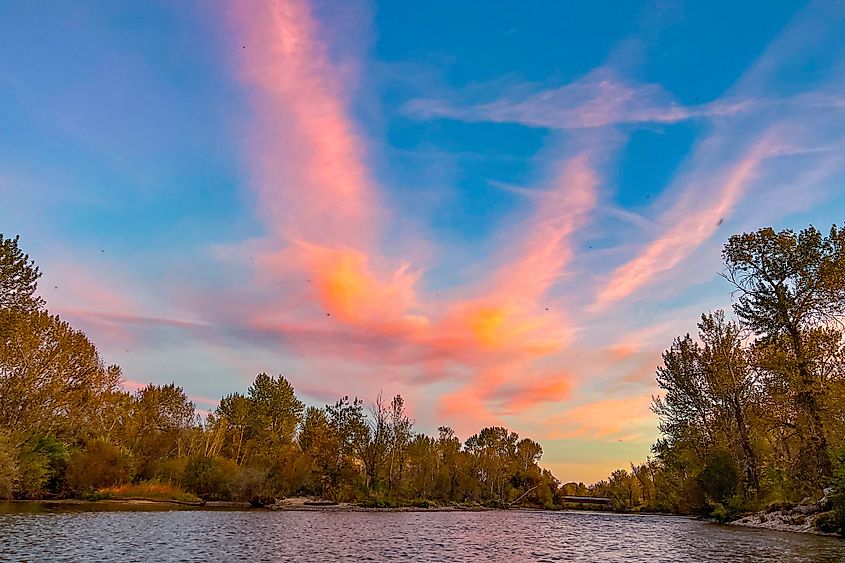 Boise River in Boise, Idaho