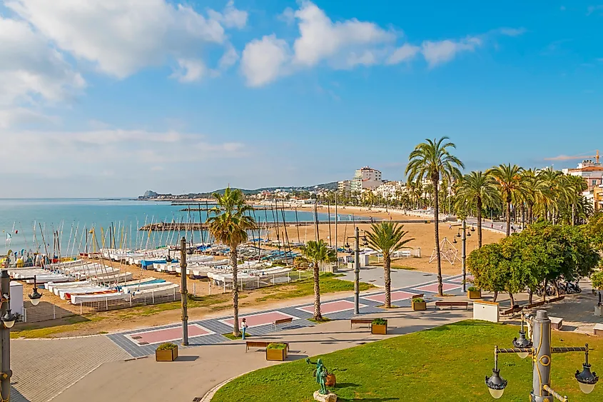 The stunning town of Sitges, Spain