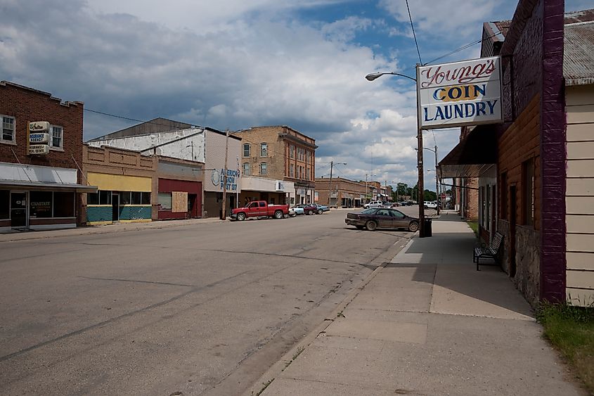 Downtown Ellendale, North Dakota