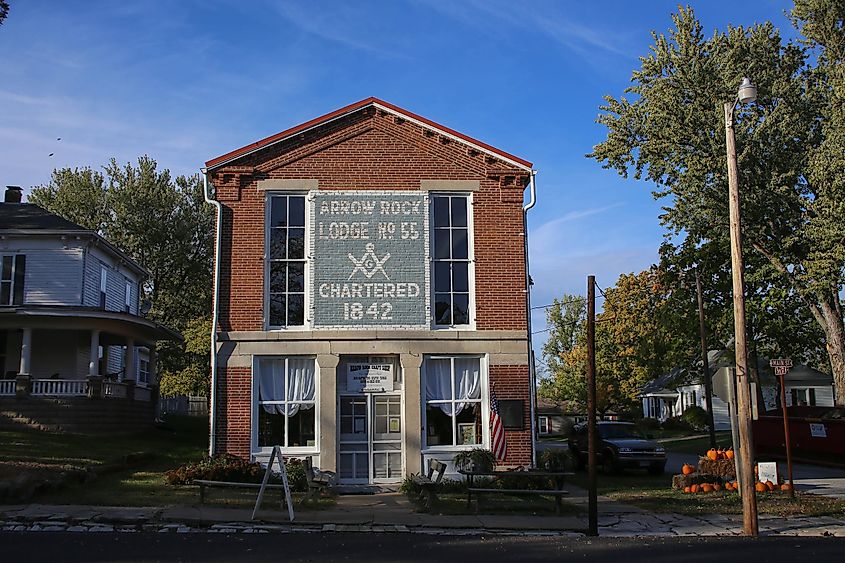 Arrow Rock Lodge No. 55 in Missouri.