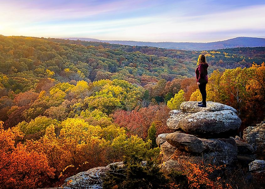 Garden of the Gods in Shawnee National Forest