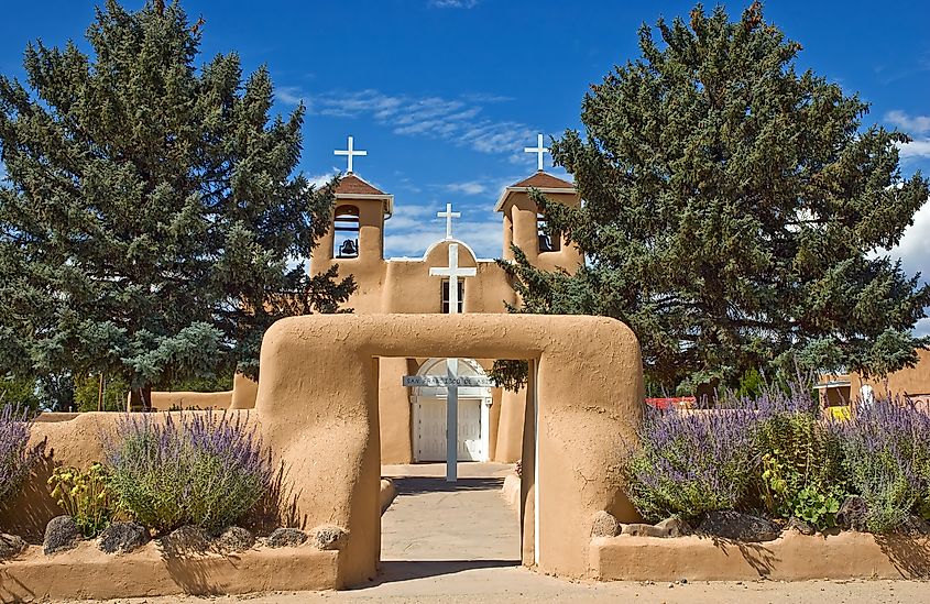 St. Francis de Asis Church in Ranchos de Taos, New Mexico.