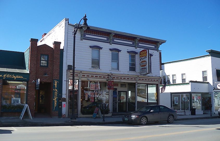 Buildings in downtown Littleton, New Hampshire