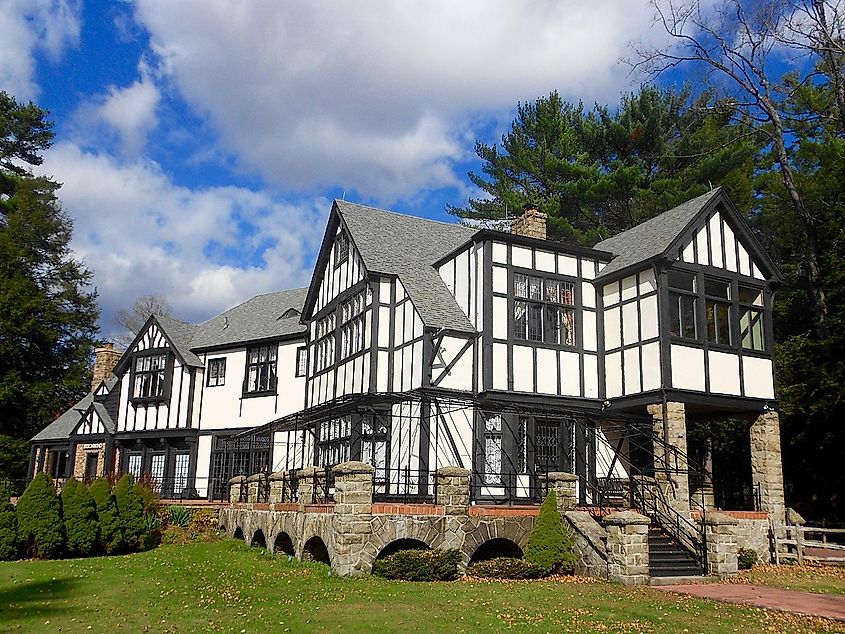 Bed & Breakfast in Bear Creek Village (a NRHP historic district) in Buck Township, Pennsylvania