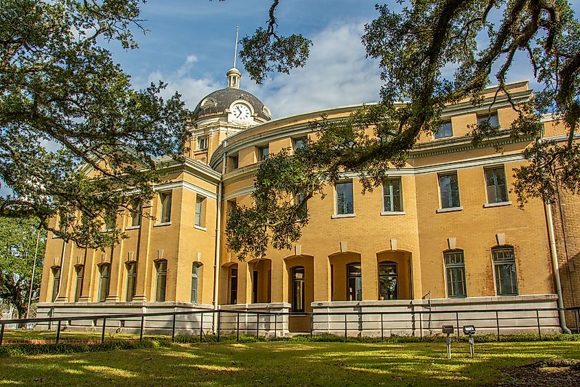 Wilkinson County Courthouse, built in 1903, Woodville, Mississippi