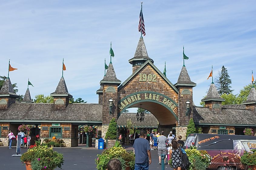 Canobie Lake Park in Salem, New Hampshire.