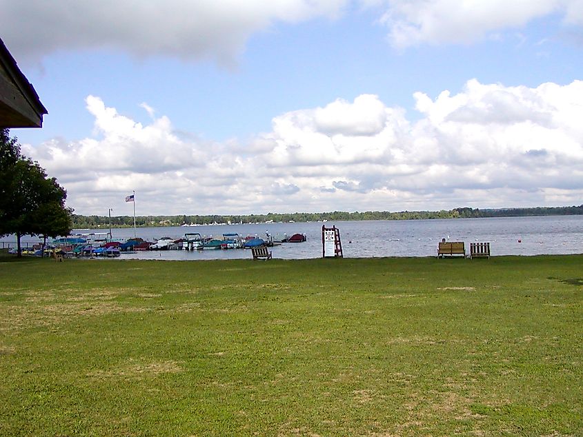 Midway Beach in Conneaut Lake, Pennnsylvania.