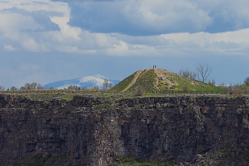 Evil Knievel Snake River Canyon jump site