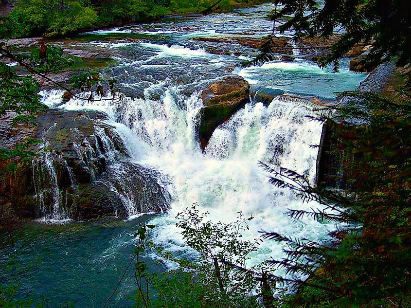 The Steamboat Falls, Oregon.