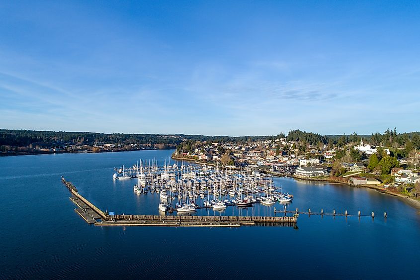 Liberty Bay at Poulsbo, Washington.