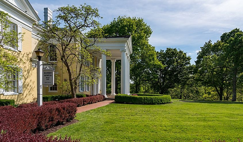 The restored Mansion Museum at Oglebay resort near Wheeling, West Virginia.