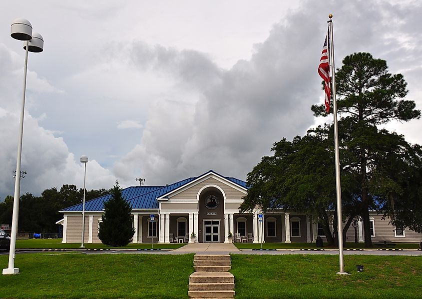 The city hall of Freeport, Florida.