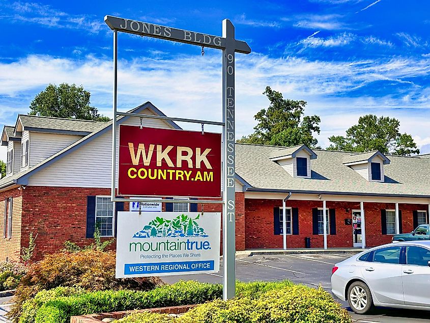 WKRK (1320 AM) radio station in Murphy, North Carolina