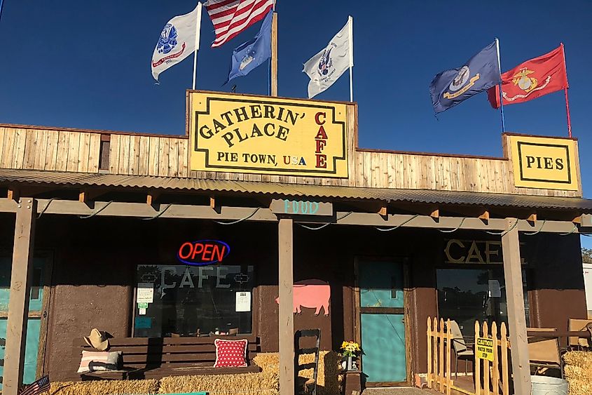 Gatherin’ Place Cafe and Pie Shop, Pie Town, New Mexico.