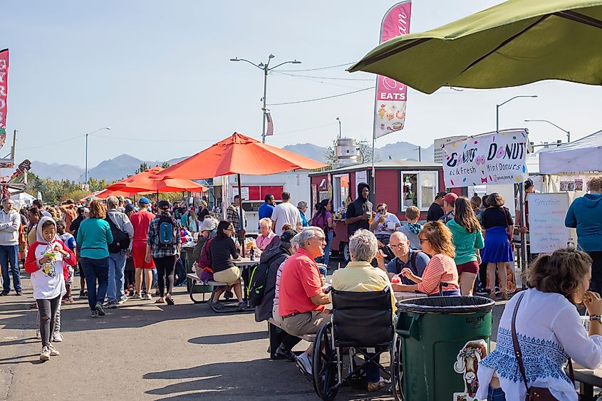 Alaska Farmer's Market in downtown Anchorage, Alaska