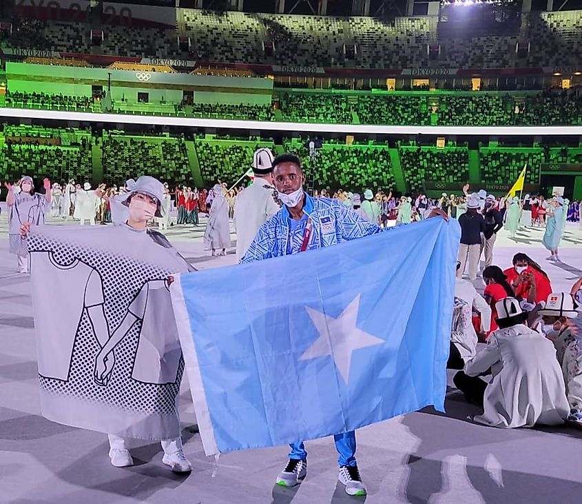 Somalia at the 2020 Summer Olympics Opening Ceremony