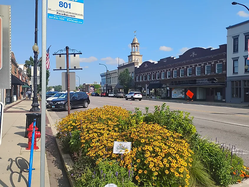 Downtown Geneva, Illinois