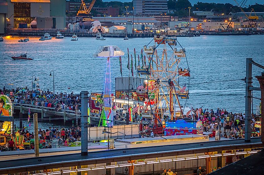 Sailfest in New London, Connecticut