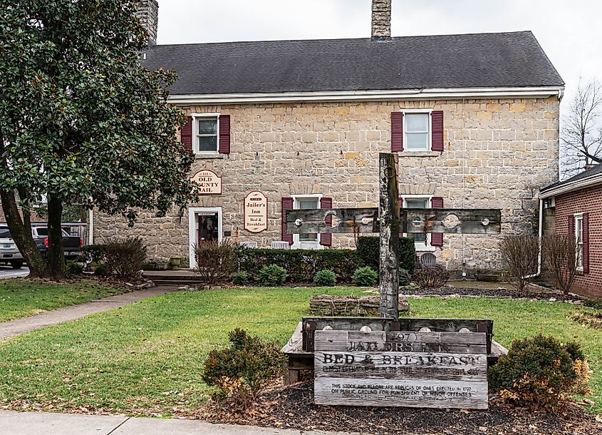 The Jailer's Inn Bed and Breakfast in Bardstown, Kentucky.