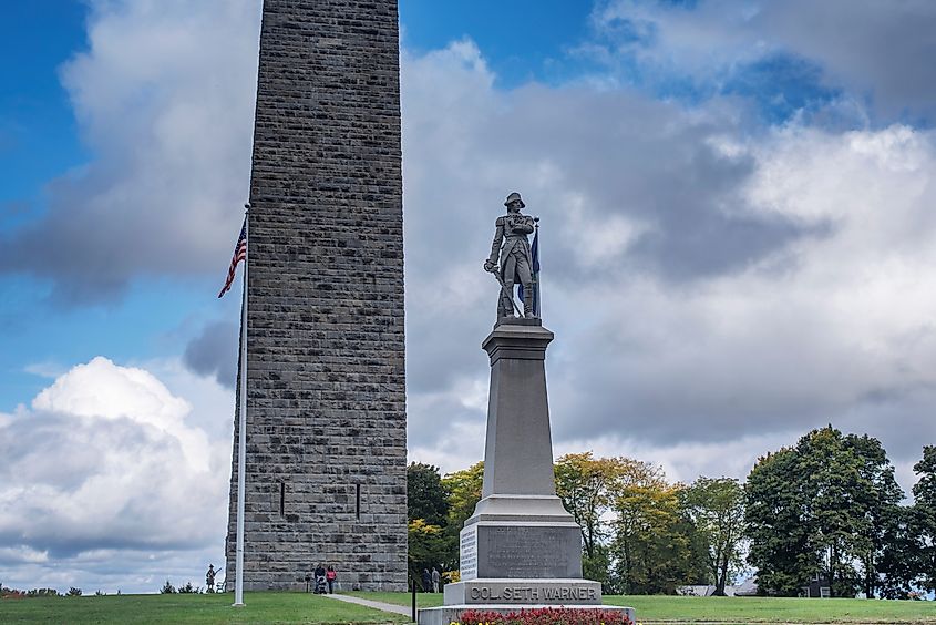 The Bennington Vermont Battle Monument.