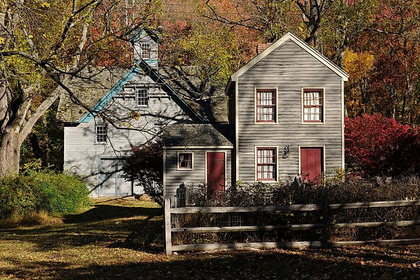 House and barn, Waterloo Village, NJ.