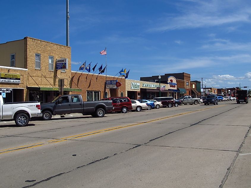 Downtown Valentine, Nebraska.