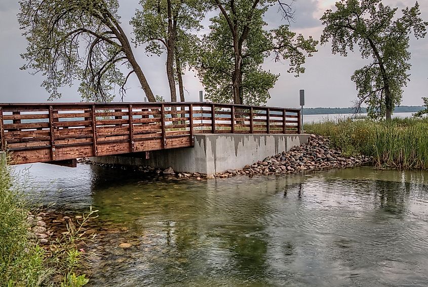 Glendalough State Park is located by Battle Lake and Ottertail Lake, Minnesota.